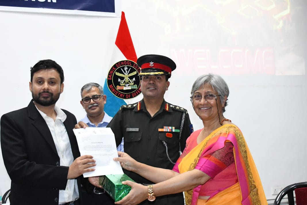 Maj Gen Shravan Kumar Patyal, PVSM, UYSM, SM, PhD Memorial Inter-School English Debate