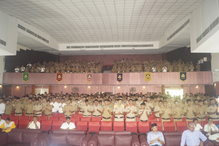 Guest Lecture By Eminent Old Kunjean Gp Capt Manoj Kumar Vats(IAF)