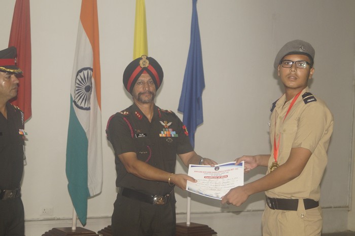 Prize Distribution Ceremony Of North Zone Inter Sainik Schools Sports And Cultural Meet 2022 By Maj Gen Harinder Singh Mgol, Western Command Chandimandir On 29 Aug 2022