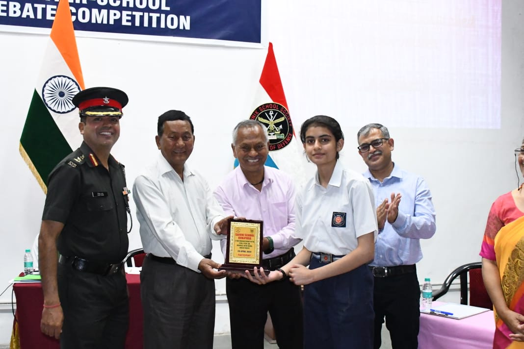 Maj Gen Shravan Kumar Patyal, PVSM, UYSM, SM, PhD Memorial Inter-School English Debate