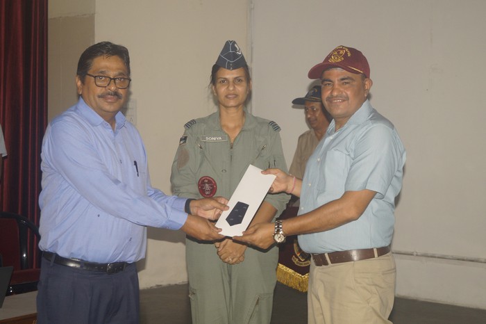 Guest Lecture By Eminent Old Kunjean Gp Capt Manoj Kumar Vats(IAF)