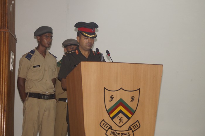 Prize Distribution Ceremony Of North Zone Inter Sainik Schools Sports And Cultural Meet 2022 By Maj Gen Harinder Singh Mgol, Western Command Chandimandir On 29 Aug 2022