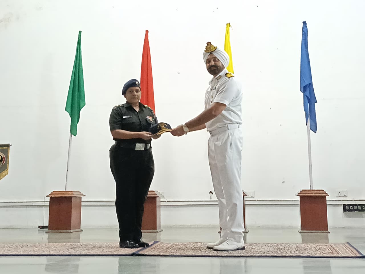 Welcome to Vice Principal Lt Col Sheilza Dogra & Administrative Officer Lt Col Sandeep Rathi