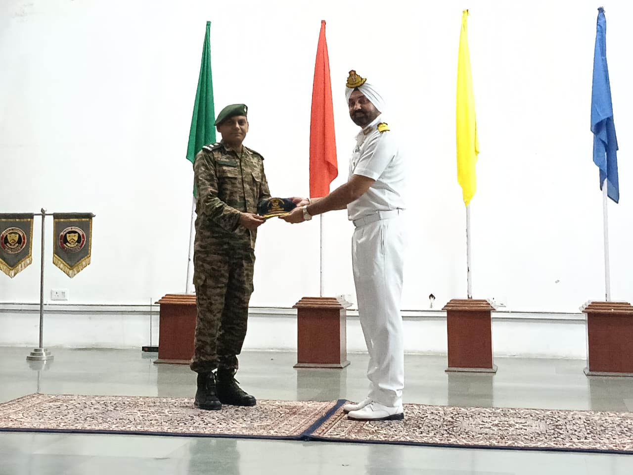 Welcome to Vice Principal Lt Col Sheilza Dogra & Administrative Officer Lt Col Sandeep Rathi